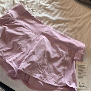New with tags lulu run times shorts size 10